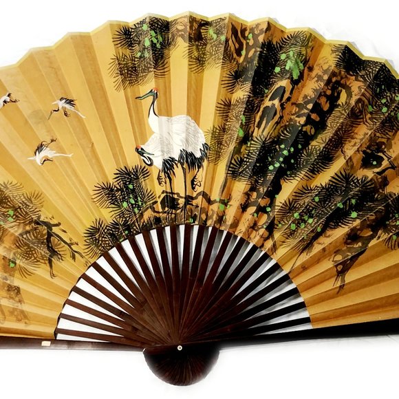 ASIAN FAN, VINTAGE - Picture 1 of 2